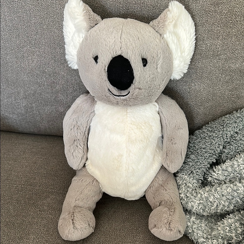 Jellycat Gray and White Koala Stuffed Animal